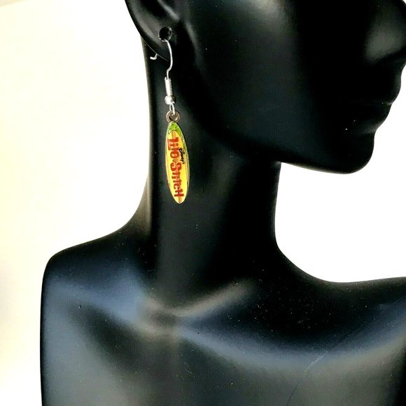 Vintage Disney Lilo & Stitch Earrings Disneyana Aulani Resort Oahu Ohana Hawaii - Picture 2 of 6